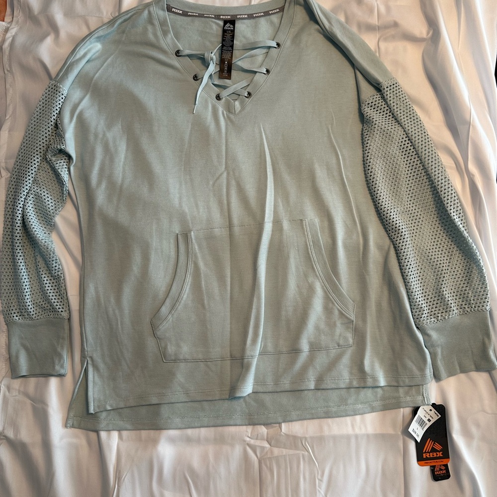 RBX grayish/blue long sleeve top.